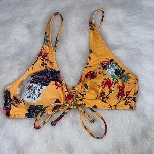 Floral Bathing Suit Top